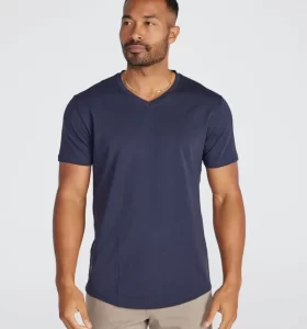 Polera Corte Curvo, Cuello V: LUX