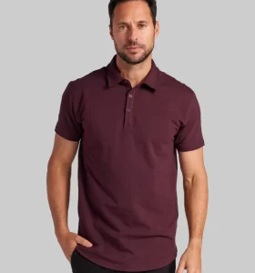 Polera Corte Curvo: LUX Polo